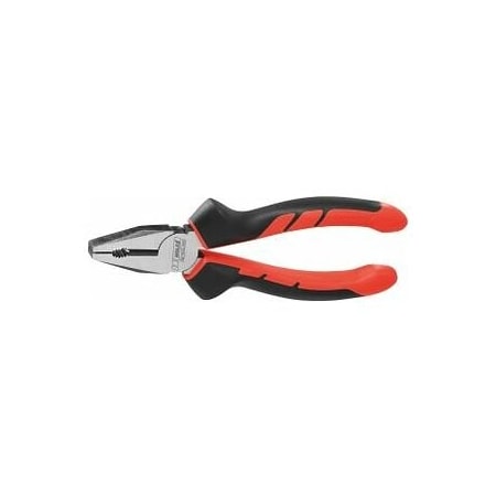 Holex Combination Pliers, 2-Component Grips, Overall Length: 180 mm 701515 180